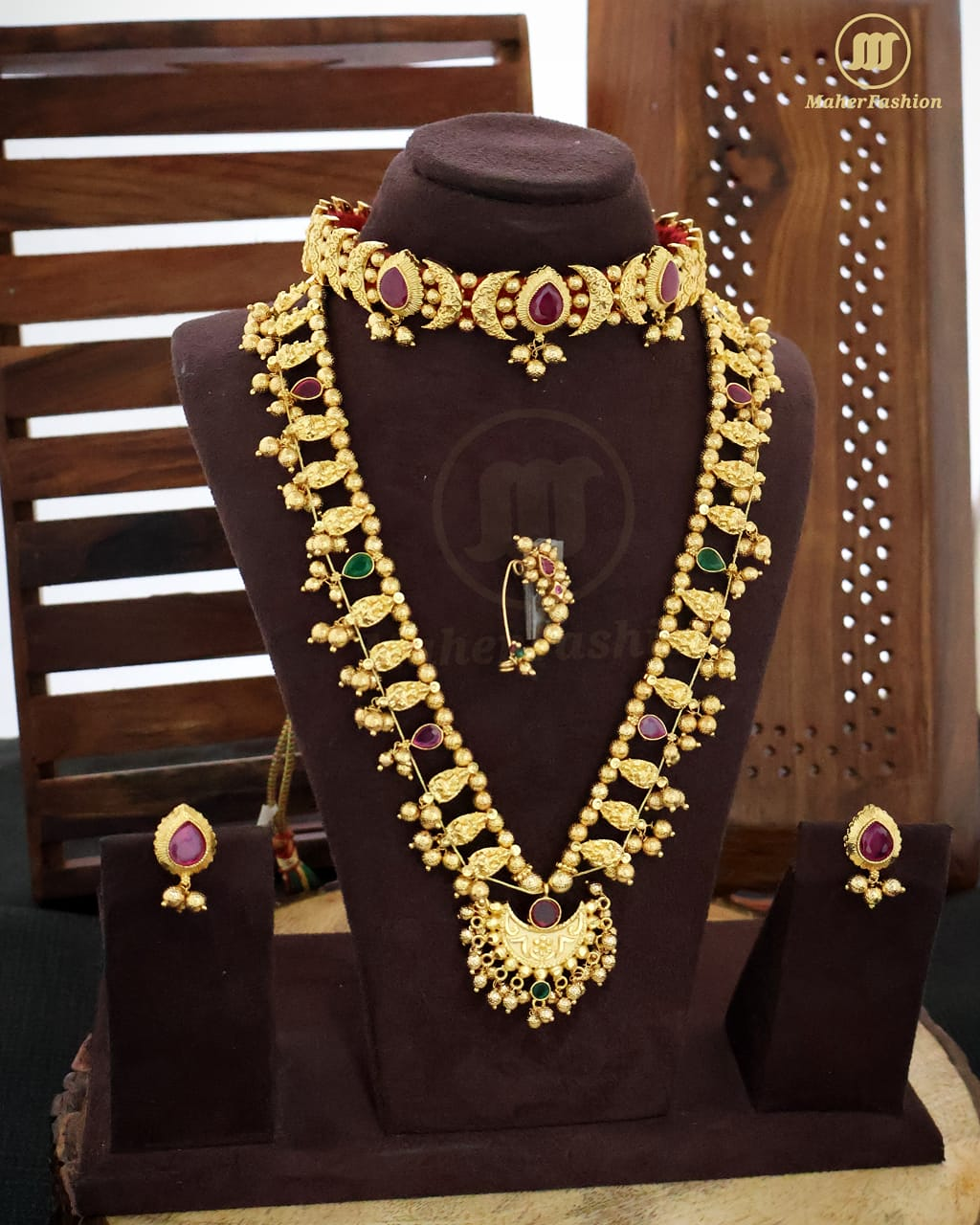 Maharashtrian Golden Combo  Design set_MaherFashion.